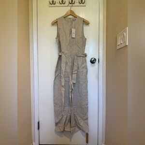 Reformation Naomi Linen Jumpsuit BNWT